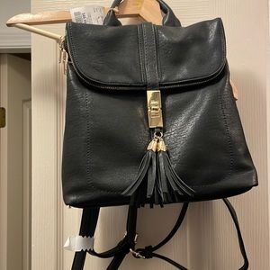NWT Women’s Miztique black backpack purse